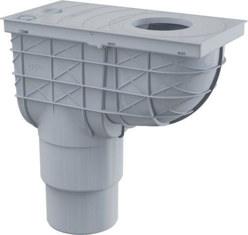 Alca plast WPUST DESZCZOWY UNIWERSALNY 300 155/125/110 MM DOLNY,SZARY AQ/AGV4S
