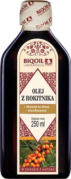 Olej z rokitnika tłoczony na zimno 250 ml