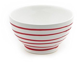 Gmundner Keramik Gmundner ceramika manufaktura 0182safr14 rotgeflammt miseczka na musli, duża, średnica 14 cm 0182SAFR14