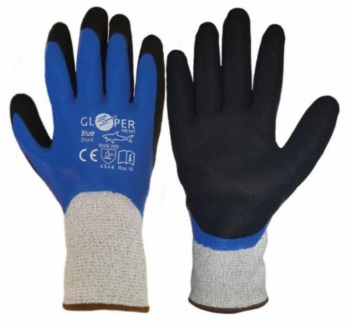 Rękawice antyprzecięciowe Gloper Blue Shark H5101 rozm 10 H5101