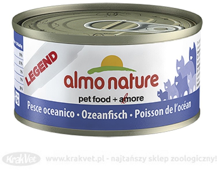 Almo Nature Ryby oceaniczne puszka 24x70g