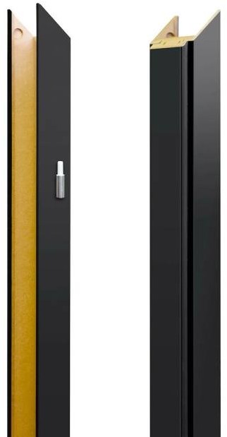 Baza ościeżnicy regulowana 80-100 mm lewa czarny mat RBABFD000005