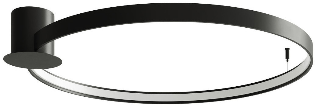 Thoro Thor  okrągła OPRAWA plafon LED 50W 3000K pierścień ring czarny TH.130
