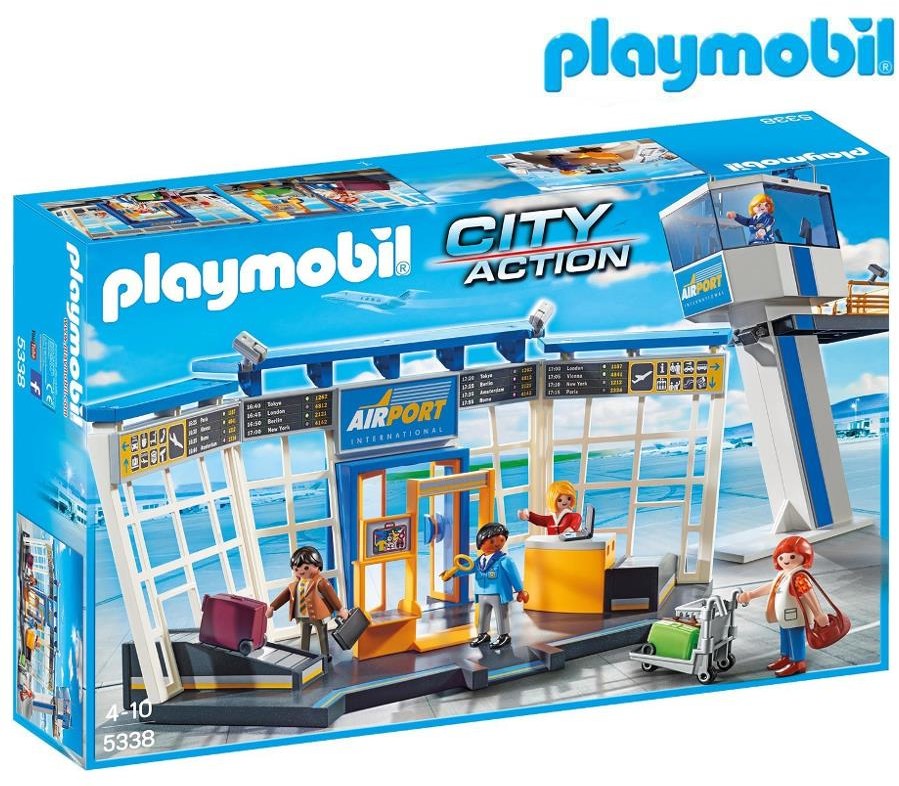 Playmobil PLAYMOBIL - CITY ACTION - LOTNISKO Z WIEŻĄ KONTROLNĄ - 5338