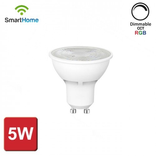 Spectrum LED ŻARÓWKA LED SMART GU10 5W RGBW CCT DIMM WOJ14415