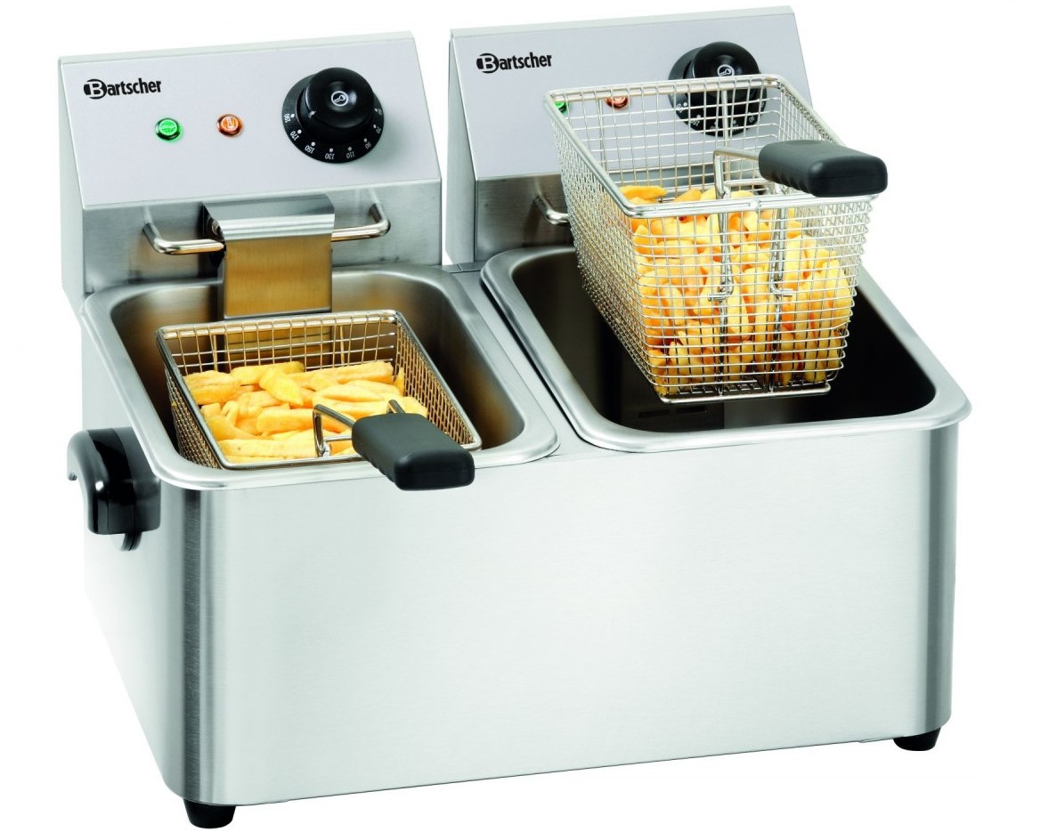Bartscher FRYTOWNICA PODWÓJNA SNACK II 2x4L 162412 A162412E