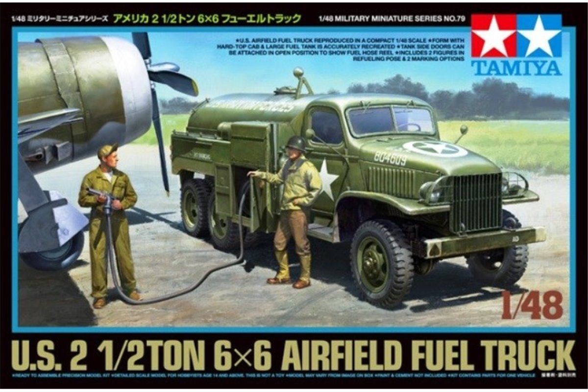 Tamiya TAMIYA  U.S. 2 1/2 Ton 6 x 6 Airfield Fuel ck 32579