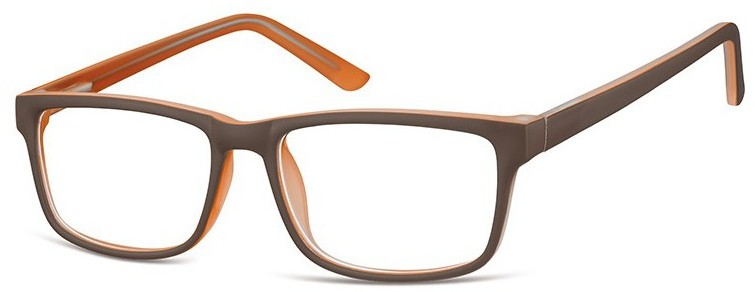 Sunoptic Okulary Zerówki oprawki CP157H brązowe CP157H