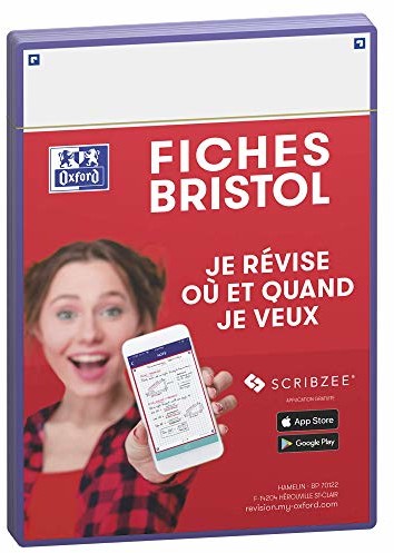 Oxford Oxford Reévision 2.0 fiszki 50 sztuk A5 fioletowe 400133970