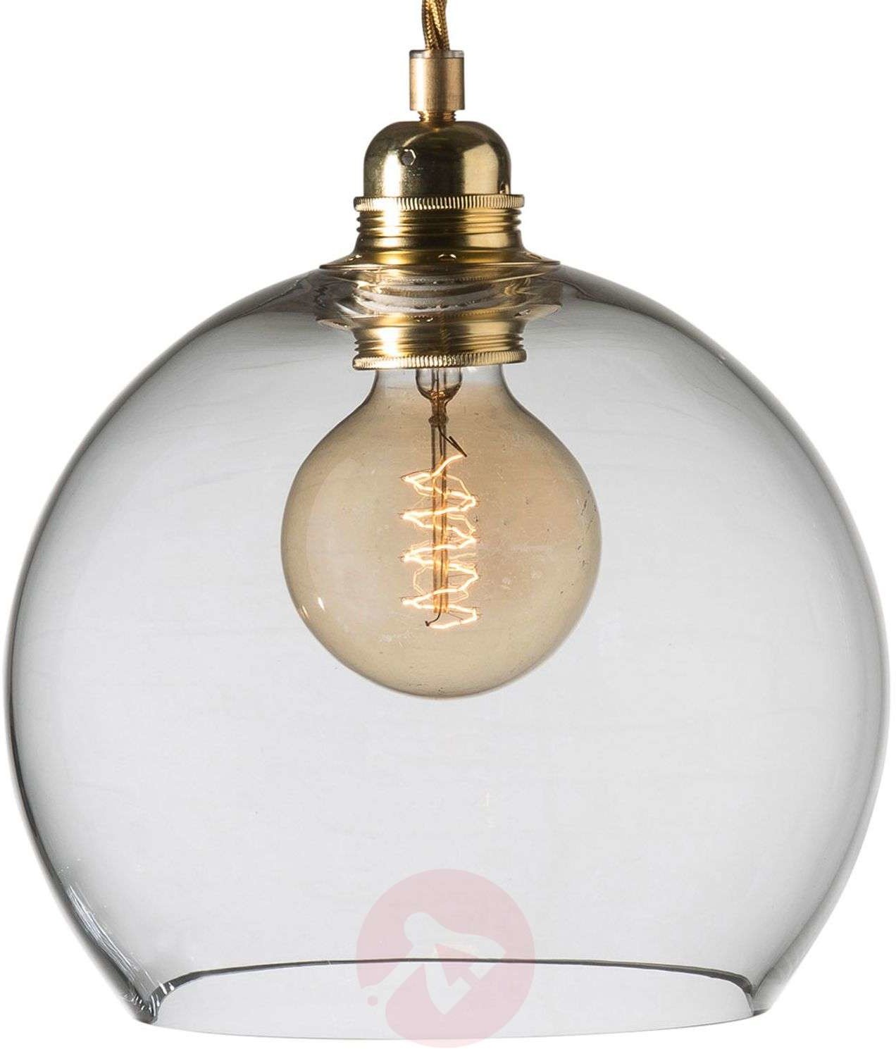 EBB & FLOW EBB & FLOW Rowan Pendellampe Klarglas, gold  22cm