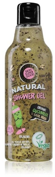 Planeta Organica Skin Super Good Żel pod prysznic Ogórek & Nasiona Bazylii 250ml 54167-uniw