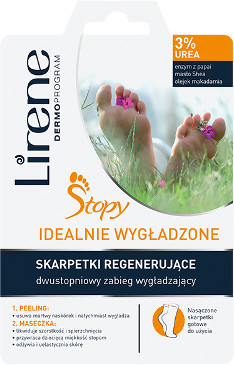 Dr Irena Eris Lirene Skarpetki regenerujące do stóp dwustopniowy zabieg wygładzający