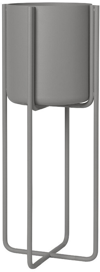 Blomus KENA Kwietnik - Donica do Kwiatów na Stojaku 55 cm - Steel Gray 66018