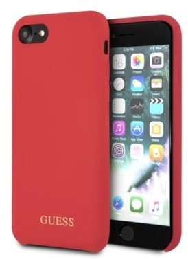 Guess Silicone - Etui iPhone 8 / 7 czerwony