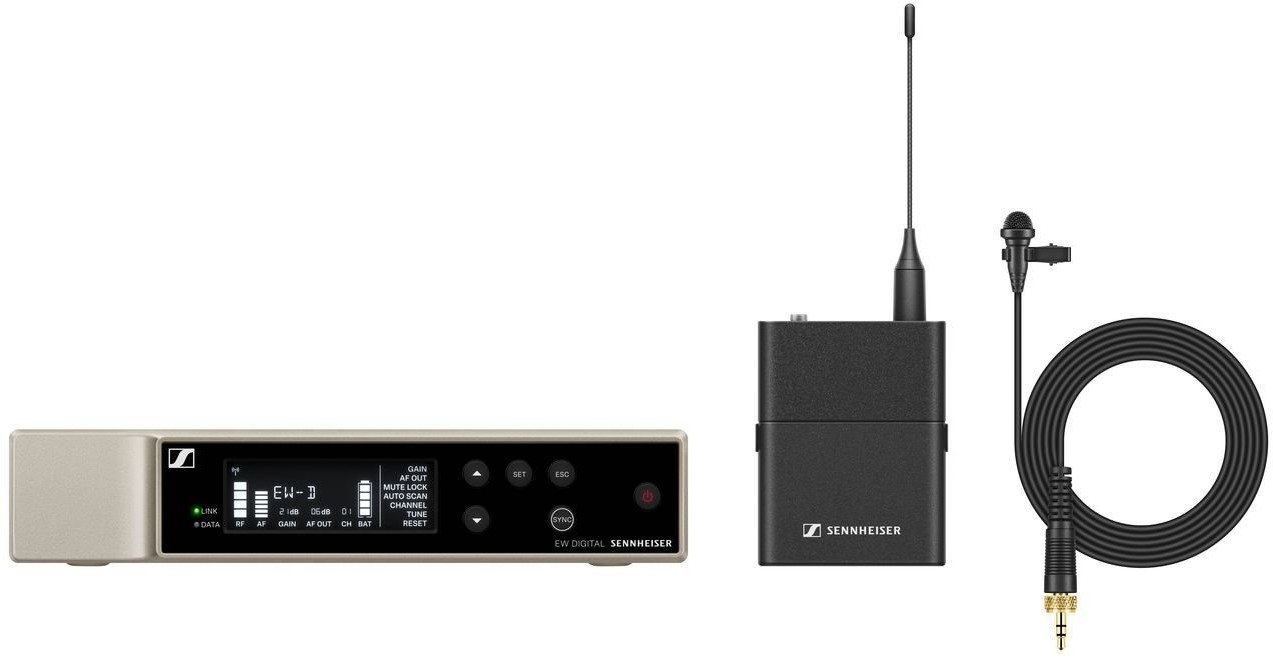 Sennheiser EW-D ME2 SET (Q1-6) - CYFROWY BEZPRZEWODOWY ZESTAW PREZENTERSKI Z MIKROFONEM ME2 470-526 MHz