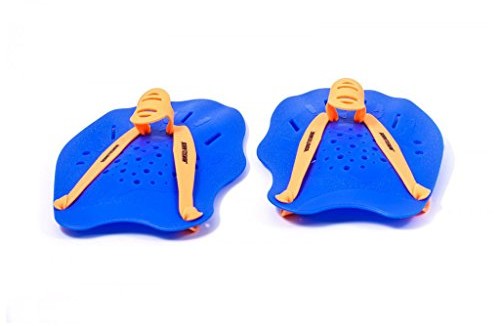 BornToSwim Bor NTO Swim ergonomiczne wiosło treningowe unieruchomienia mpaddles, niebieski, s PAD-XX-U-E-O-XX