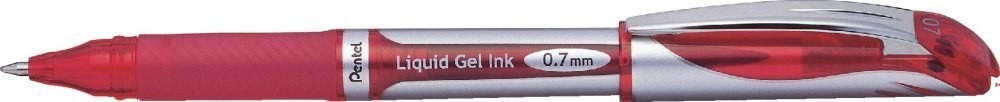 Pentel Pióro kulkowe 0,7mm ENERGEL czerwone BL57-B BL57-B;BL57B
