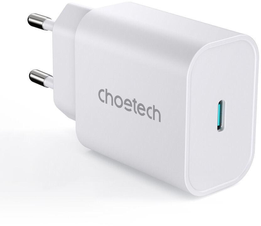 Choetech Choetech szybka ładowarka sieciowa USB Typ C 25W EU biała (PD6003-EU) PD6003-EU