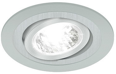 Ideus Oczko halogenowe / LED BORYS C Srebrny / Srebny 03224