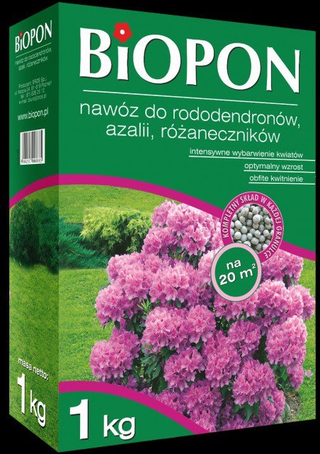 Zdjęcia - Pozostałe narzędzia ogrodnicze Nawóz Biopon. Rododendron, azalia, różanecznik 1kg 86025