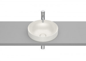 Roca A32752R650 INSPIRA ROUND Umywalka blatowa 370x370 H75 FINECERAMIC BEŻ