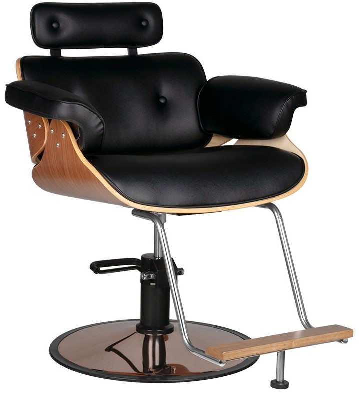 GABBIANO ACTIVESHOP FOTEL FRYZJERSKI FLORENCJA ORZECH CZARNY AS_126635
