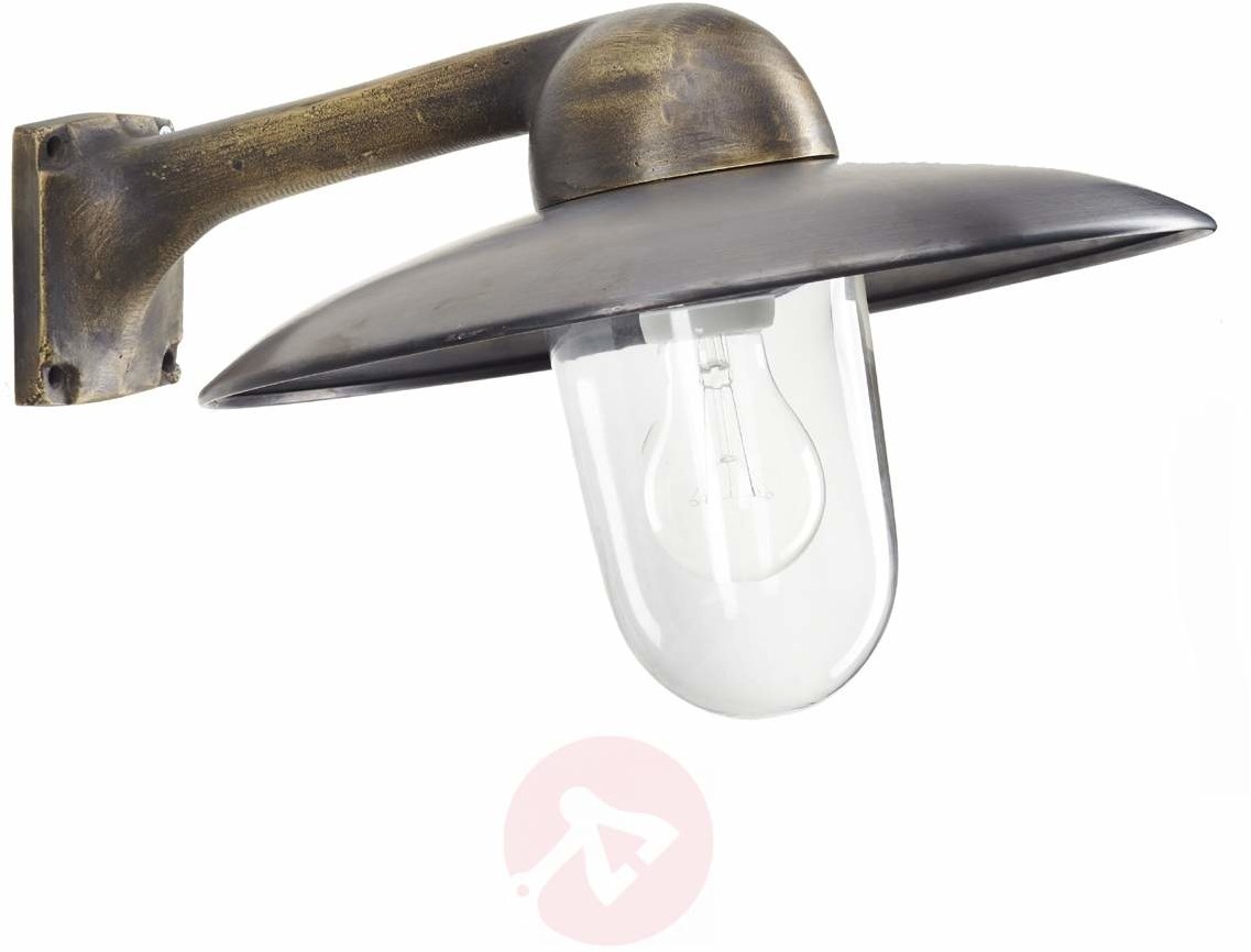 K. S. Verlichting B. V. Lampa ścienna zewnętrzna Stabila mosiądz-miedź