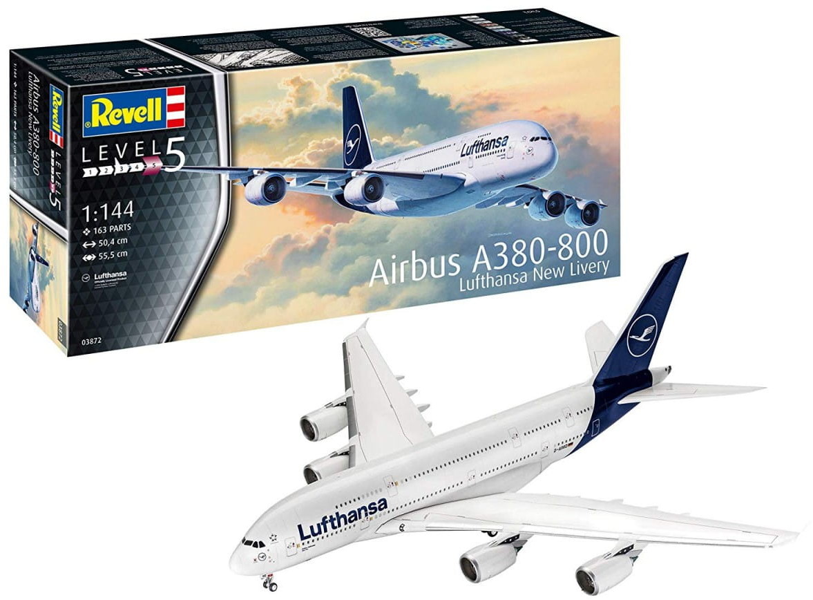Revell Model plastikowy Airbus A380-800 Lufthansa New Livery 1_700705