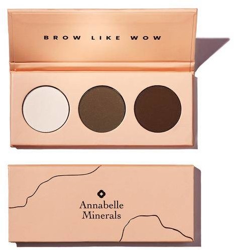 ANNABELLE MINERALS Brow Like Wow paletka cieni do brwi 3x1.3g 100333-uniw