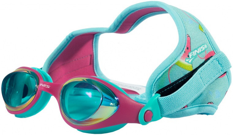Finis dragonflys goggles mirror turkusowy