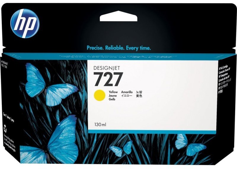 HP HP Tusz nr 727 F9J78A Yellow 300ml