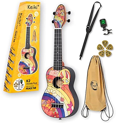 top Ortega Guitars KEIKI zestaw ukulele