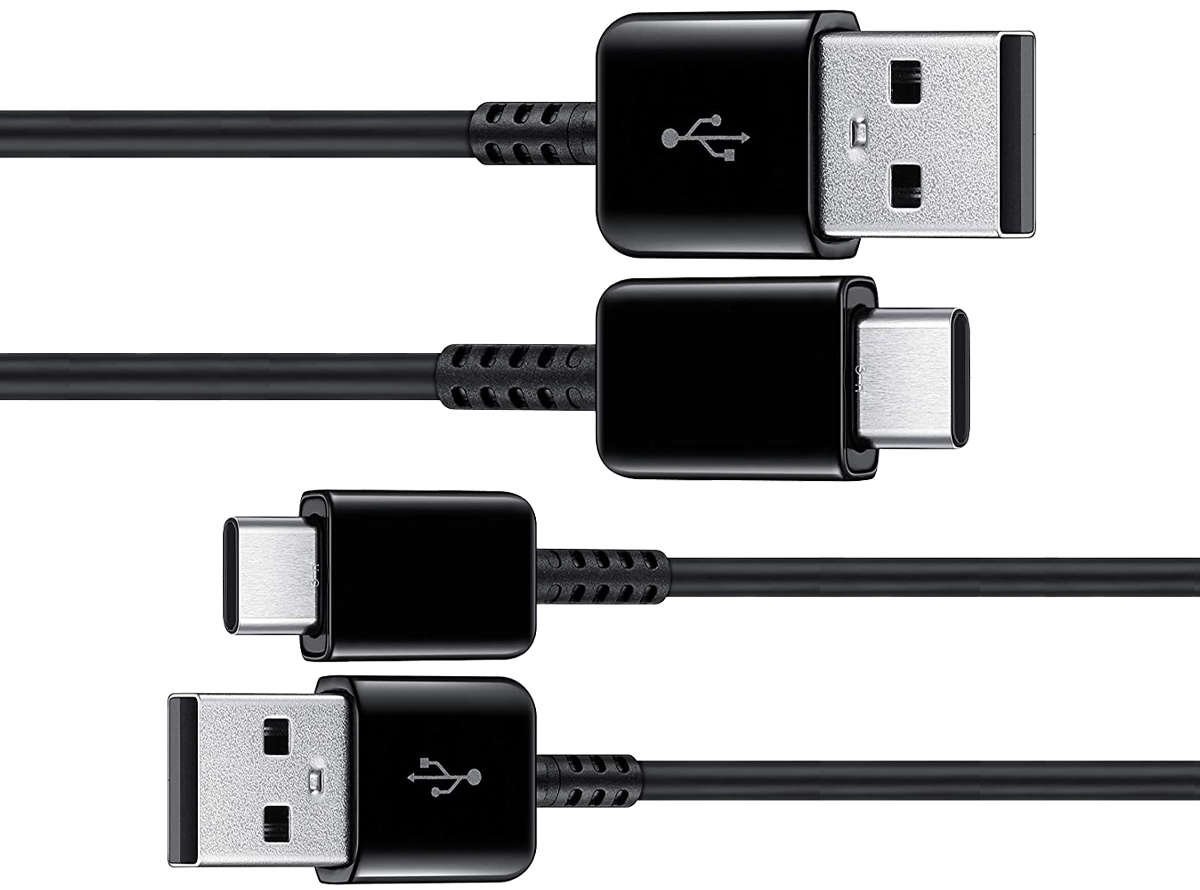Samsung 2x Oryginalny Kabel USB type C EP-DG930MBEGWW 1.5m czarny 10372X1