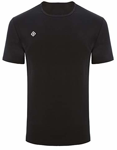 IZAS IZAS Męski t-shirt z krótkim rękawem czarny czarny M 8434076639352