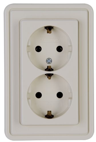 Kopp UP-Standard 118301084 podwójne gniazdo elektryczne