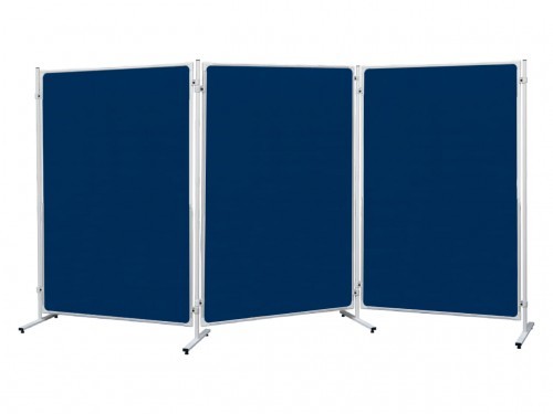 Allboards Ścianka moderacyjna tekstylna niebieska - zestaw TMTN
