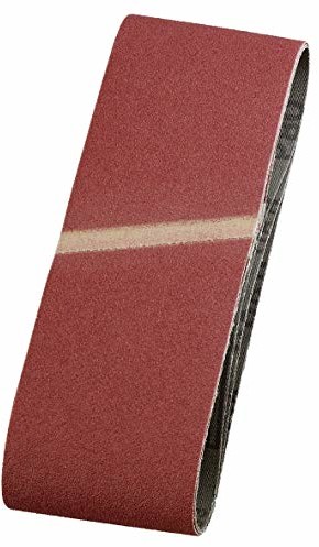 Korund kwb kwb 3 x taśma szlifierska, 75 x 457 mm, K-150, szlachetny do drewna i metalu, papier ścierny do szlifierek taśmowych/szlifierek taśmowych 9119-15