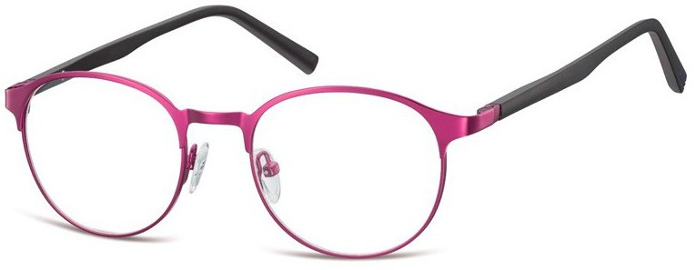 Sunoptic Okulary oprawki okrągłe stalowe 998E