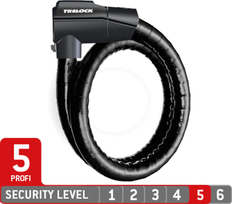 Trelock PK 560/100/26 Zapięcie kablowe, black 1000mm 2020 Linki rowerowe 8004870
