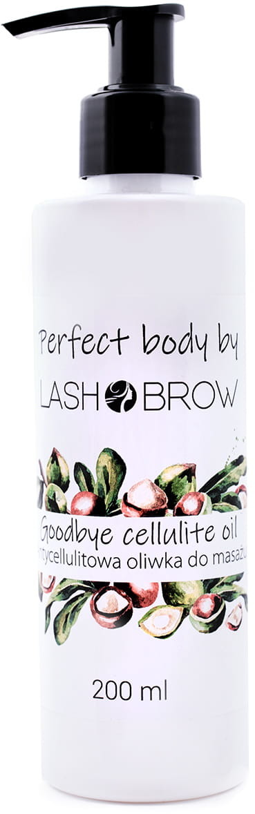 Lash Brow Lash Brow Goodbye Cellulite Oil - Antycellulitowa Oliwka do Masażu 200 ml 0000001758