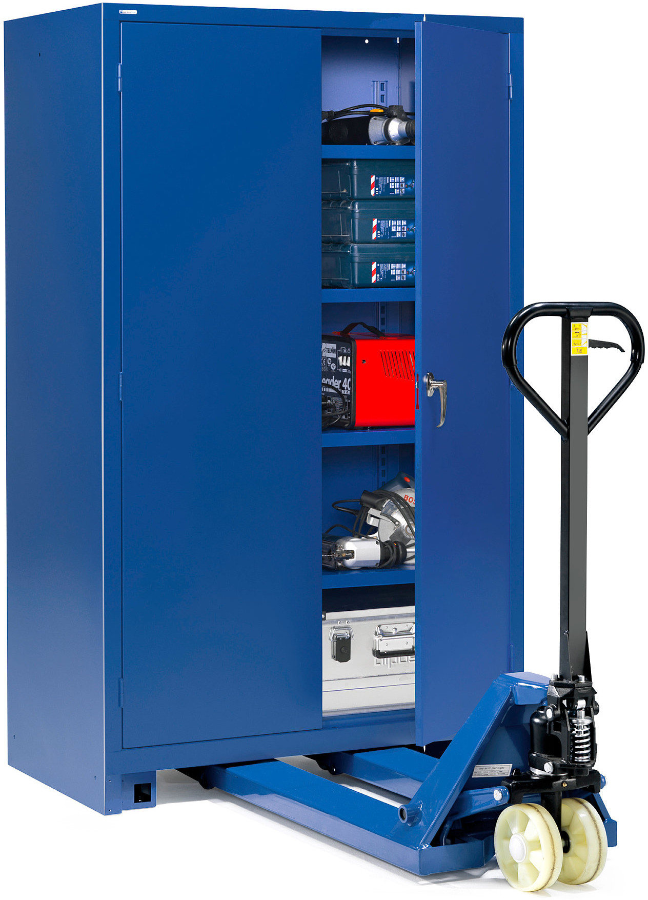 AJ Głęboka szafa metalowa - warsztatowa 20600