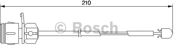 Bosch Zestyk ostrzegający o zużyciu okładzin hamulcowych przód 1 987 474 938