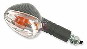 Vicma Zestaw kierunkowskazów M10 o wyglądzie karbonu Doozy przezroczyste, długie 8430525066342