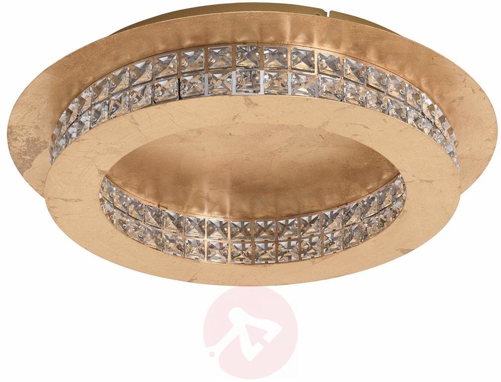 Eglo Kryształ lampa sufitowa LED Principe złoty 50 cm