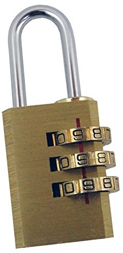Unbekannt PAVO kasetka na Premium na kłódkę z aluminium z 3-cyfrowy kod numeryczny, rozmiar 28 MM, 8034840 8034840