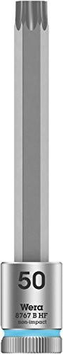 Wera 05003073001 8767 szer. HF Torx bitnuss grzechotek Zyklop z funkcją uchwytu, TX 50 X 100.5 MM 05003073001