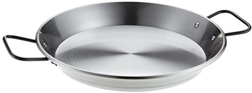 La Ideal paellera, patelnia do przyrządzania paelli, na 4 porcje, do wszystkich typów kuchenek, średnica 30 cm 33779