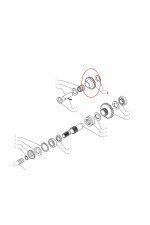 NEW HOLLAND CASE KOŁO ZĘBATE CASE CNH 5125011 - 5118113 5125011