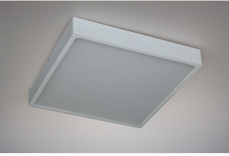 Light&More LM P 505 WH IP44 PLAFON BIAŁY LAMPA SUFITOWA NATYNKOWA 22CM LED 30W 3000K 2600lm=200W HERMETYCZNY LM P 505 WH IP44