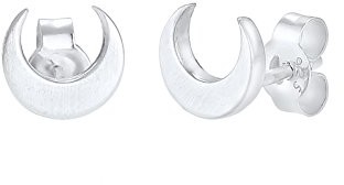 Elli Damskie kolczyki w kształcie półksiężyca  srebro 925  0310990616 0310990616